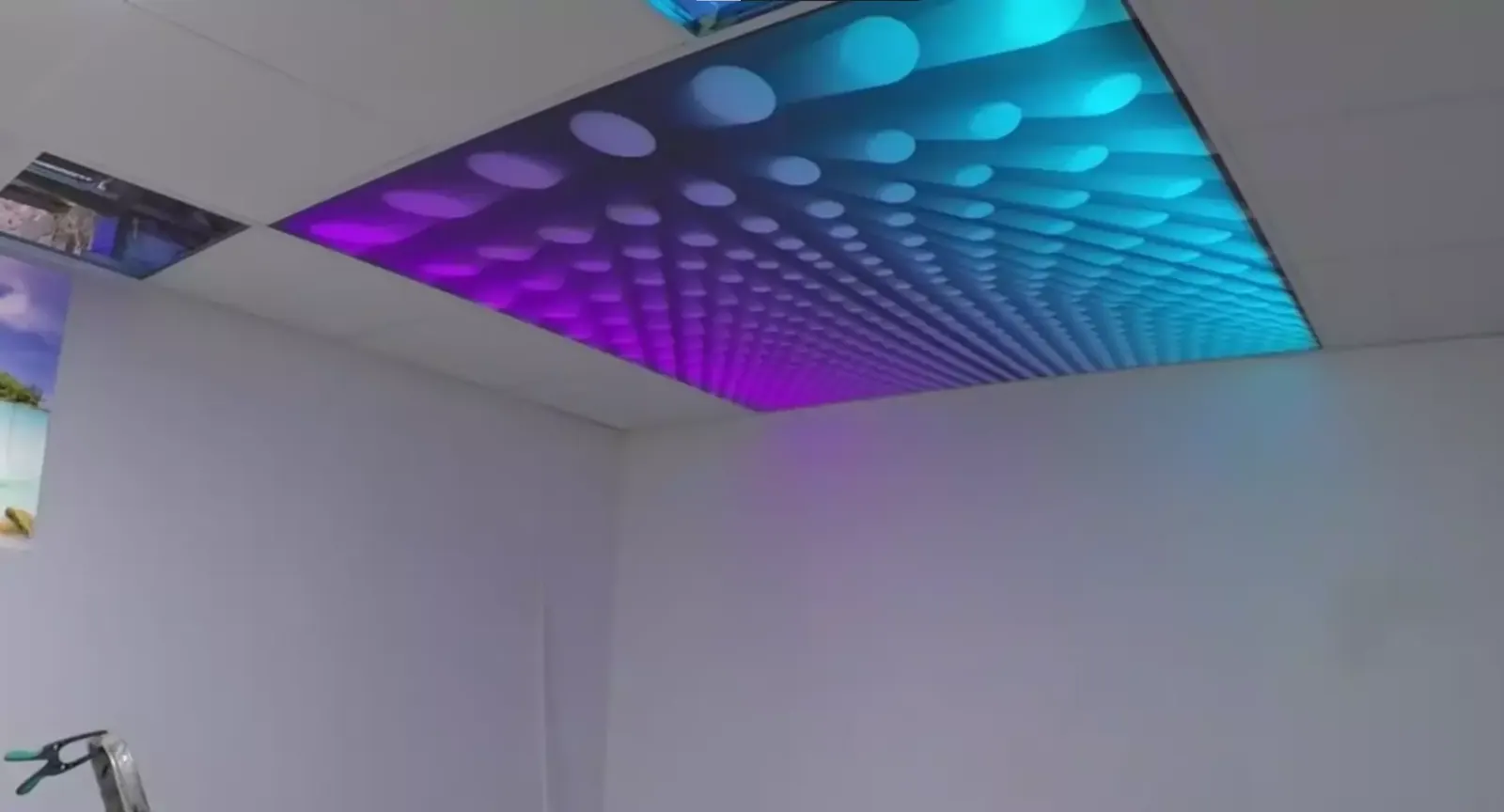 3D натяжной потолок для офиса — Сергиев Посад, улица Глинки, 8а, фото 3
